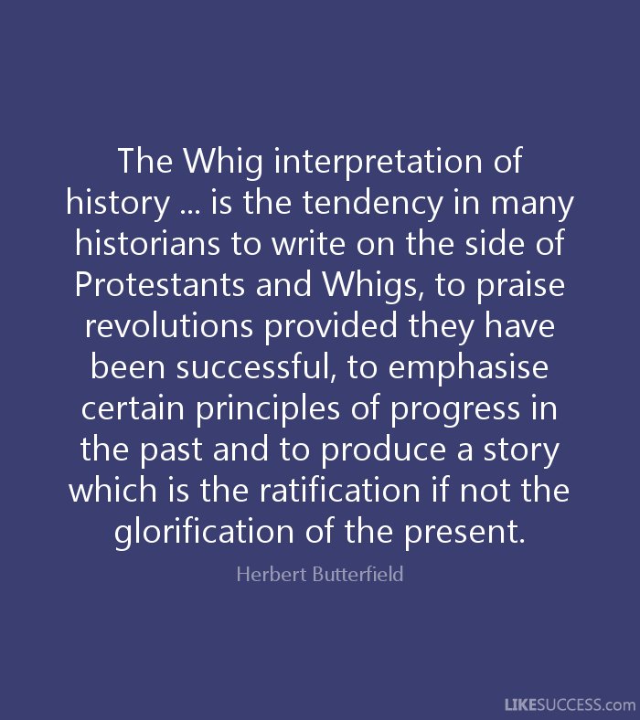 butterfield whig interpretation of history