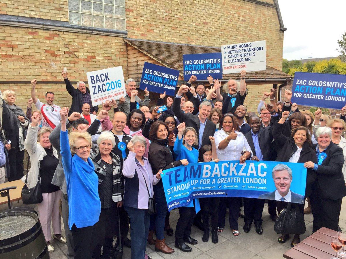 NJohnsonPaul's tweet photo. A pumped up force out in Twickenham this afternoon, campaigning with @ZacGoldsmith and @tania_mathias #BackZac2016 https://t.co/rM5wPNPNy9