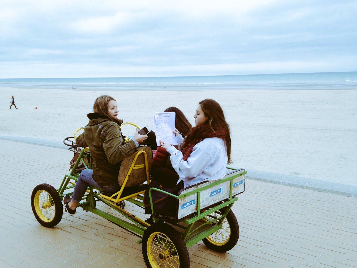 ISB_Geography's tweet photo. ISB Geographers conducting fieldwork on the Belgian coast! #GIStech #isblearns @ISB_HS https://t.co/1I8eNbkT4H