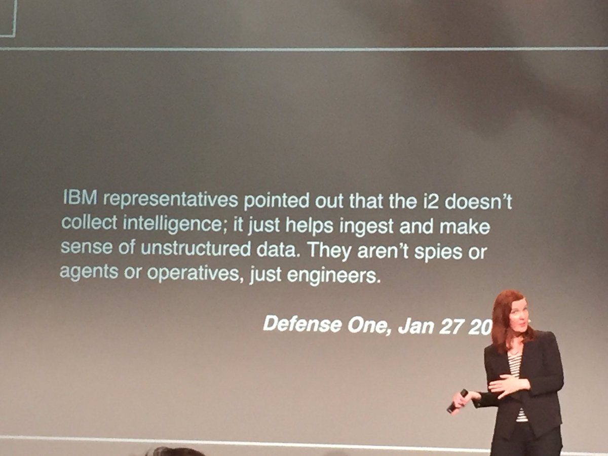 kaibiermann's tweet photo. IBM terrorist credit score system is calles i2 #justengineers @katecrawford https://t.co/aDVC6RmHM7