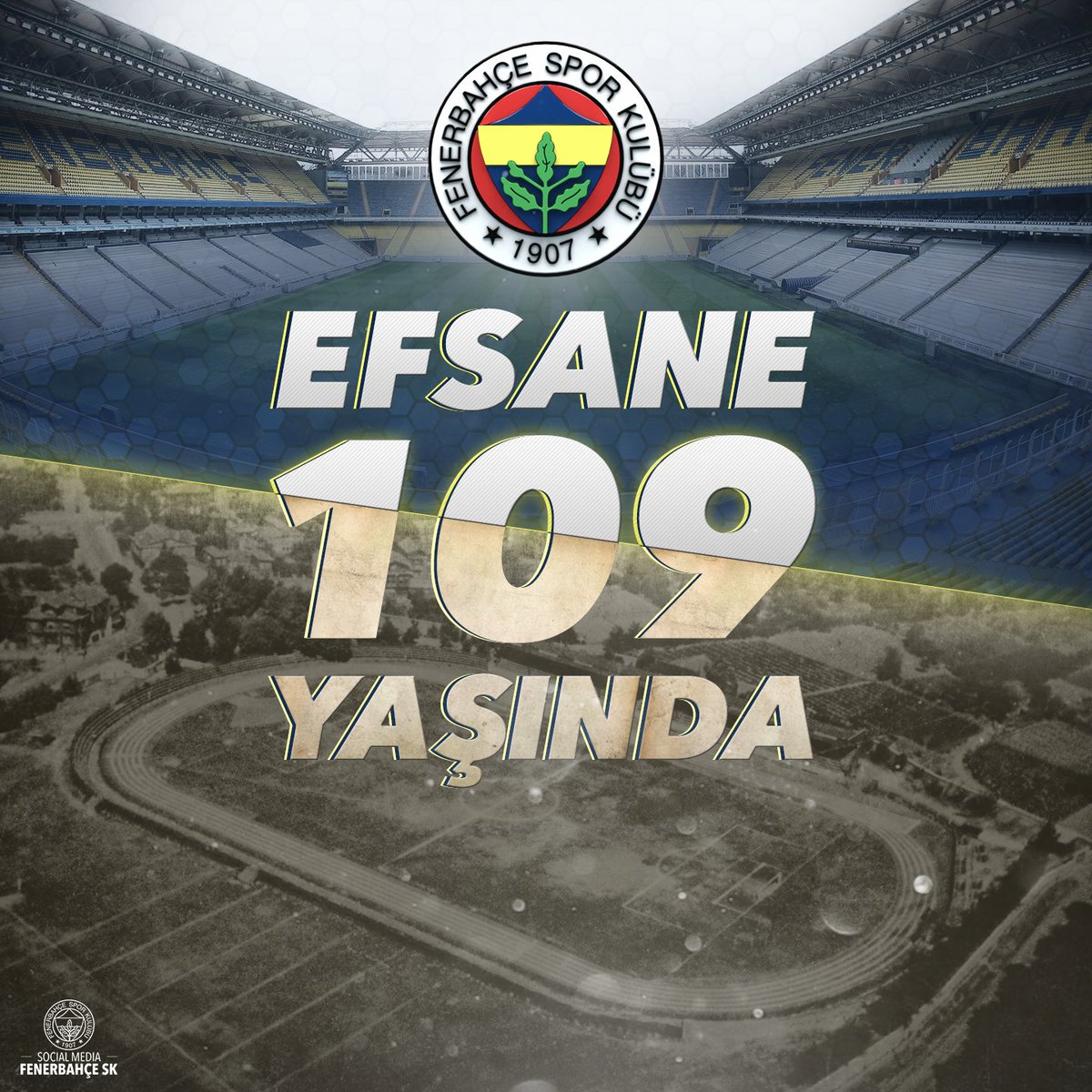 Fenerbahce's tweet photo. #Efsane109Yaşında https://t.co/07WT4h9sCM