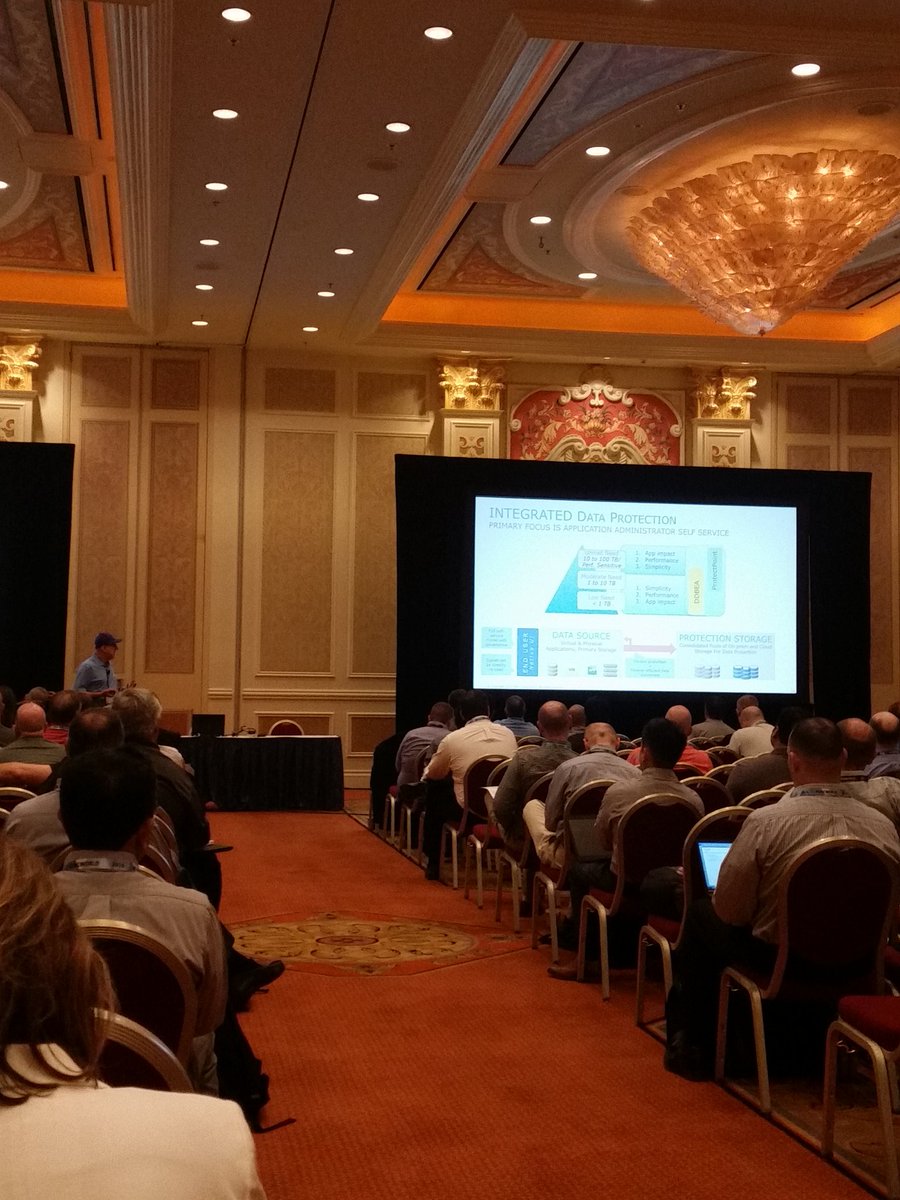 tom_giuliano's tweet photo. Excellent "What's new with #ProtectPoint" session at #EMCWorld with @simon_gordon. #EMCProtectData https://t.co/9LcBa84iHA