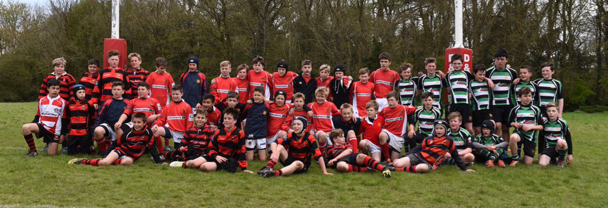 Big thanks to Cirencester and Minchenhampton for some quality rugby today.  #whitchurch_minis_2016