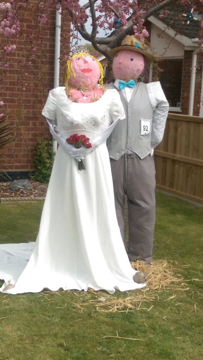 AlisonCavanagh7's tweet photo. Scarecrow festival in the village....beautiful Spring sunshine #scarecrow #Martham #Norfolk #village https://t.co/RwEz1y5BQJ