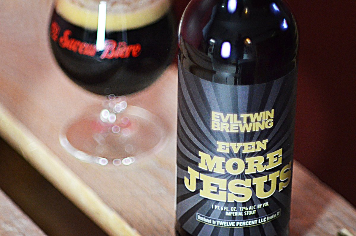 PerfectDraft_fr's tweet photo. Now Available ! Discover EVEN MORE JESUS Imperial Stout 12% from @EvilTwinBrewing 
https://t.co/GlZTQdyfgc https://t.co/OtypgjjwB0