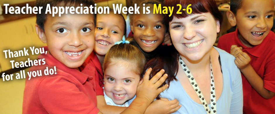 TempeElementary's tweet photo. Happy #TeacherAppreciationWeek! Take a moment to say thanks to a #teacher who has made a difference in your life! https://t.co/Xt8pQneNgk