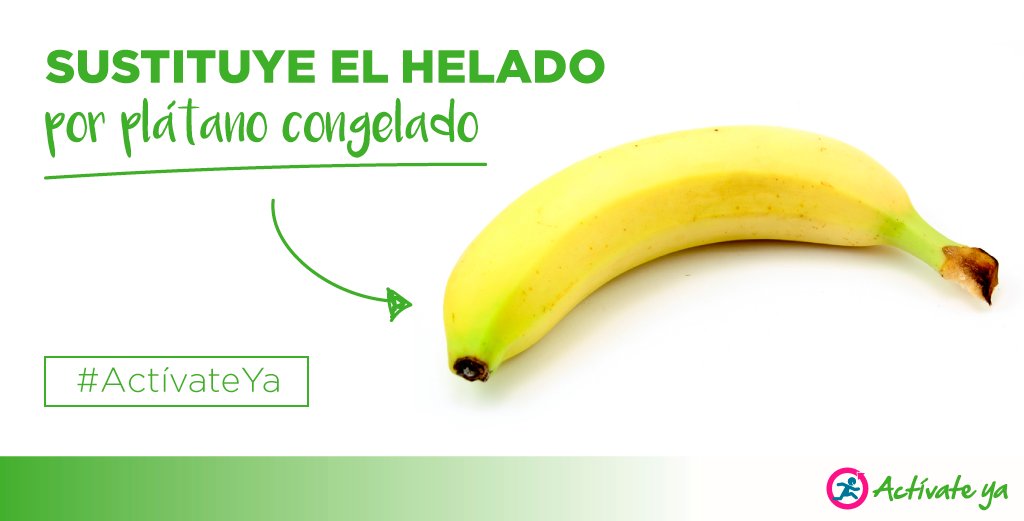 MegaReto1's tweet photo. Elimina el calor de manera sana, prueba congelando y licuando un plátano. Sabe a helado, pero con menos calorías. https://t.co/l1OraQOZjp