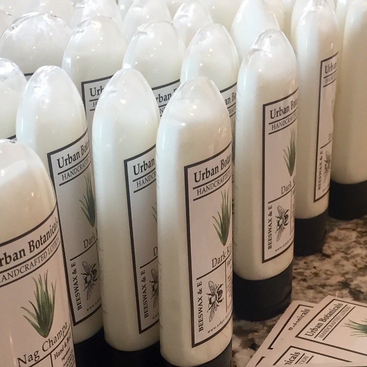 Getting ready for the @ClevelandFlea on May 14th. #travelsized #beeswaxlotion #soap #handmade #urbanbotanicals