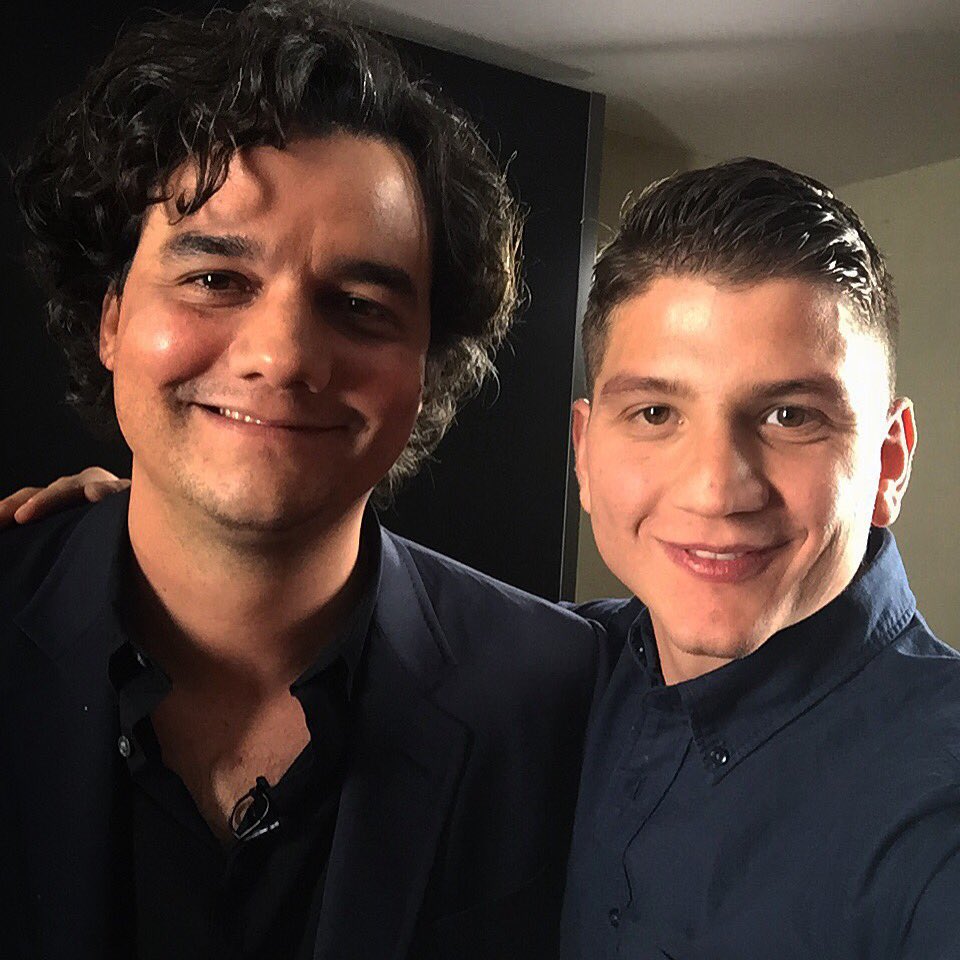 Rencontre avec l'immense Wagner Moura. Moment de vie intense.   #netflix #wagnermoura #narcos #medellin #colombia