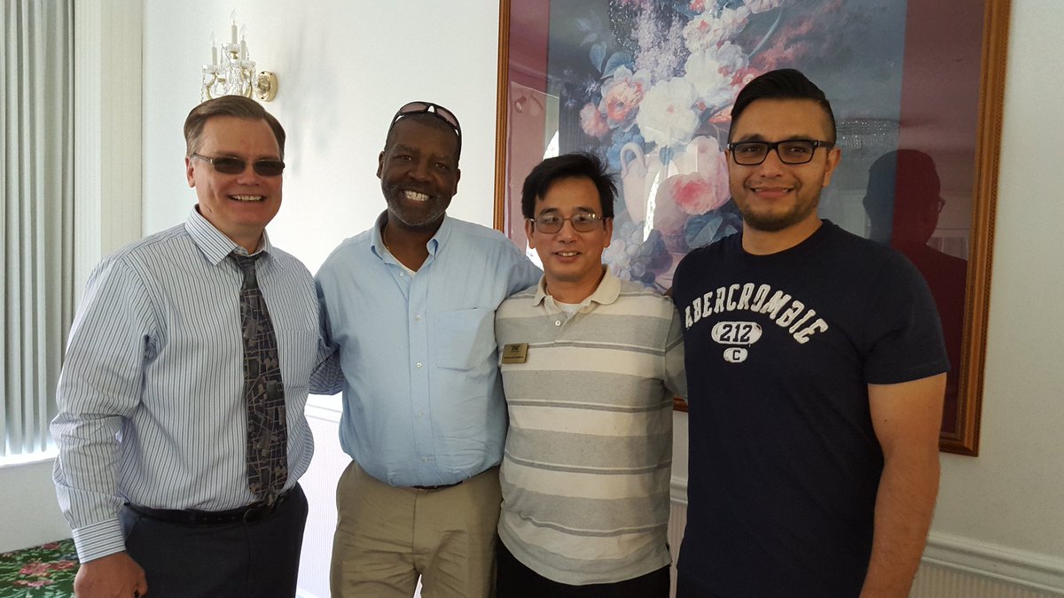 CaliforniaPTA's tweet photo. Proud PTA men getting ready for convention!  Tim, Emmett, Napoleon, and Jose can't wait to meet you.#PTA4Kids https://t.co/Gp6Rz89UUL