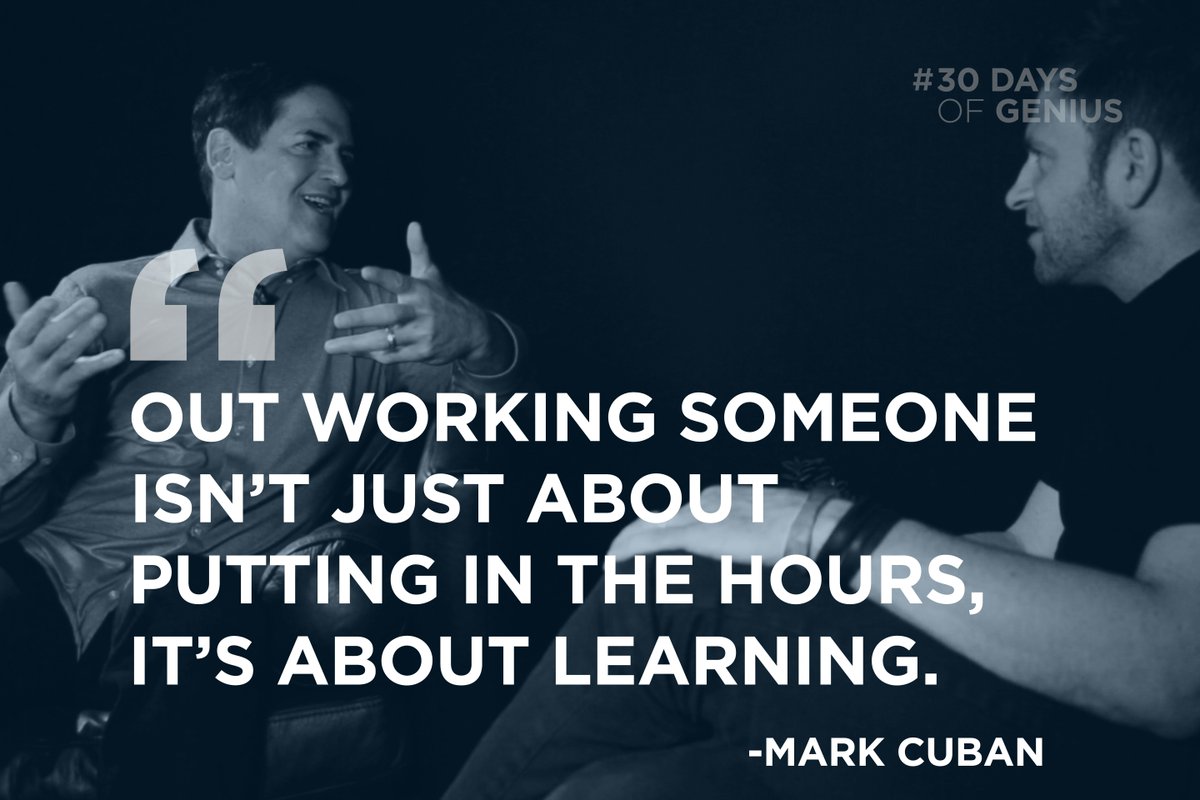 What's your fav <a href="/mcuban/">Mark Cuban</a> quote? Here's mine. WATCH HERE: cr8.lv/23ijHRr #30DaysOfGenius #QOTD