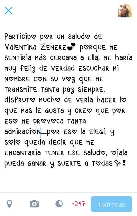 onlybernasconi's tweet photo. Participo en el concurso de @hereforsevillak por un saludo de @VaLuZenere , aca digo el porqué💕❣ #CONCURSOHFS https://t.co/BtgHlSdPMu