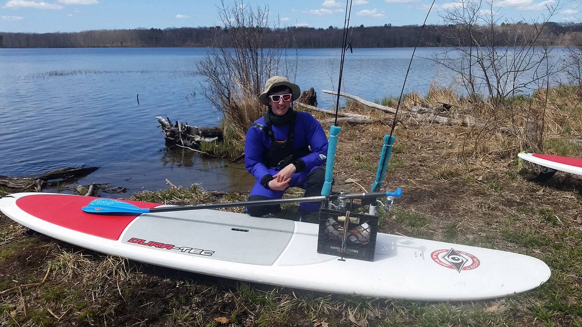 WCCCAdvRec's tweet photo. Another terrific Capstone project from 2nd year student Stephen Hand - Stand Up Paddleboard Fishing. @SUPfishing https://t.co/Z9xjBI2ikV