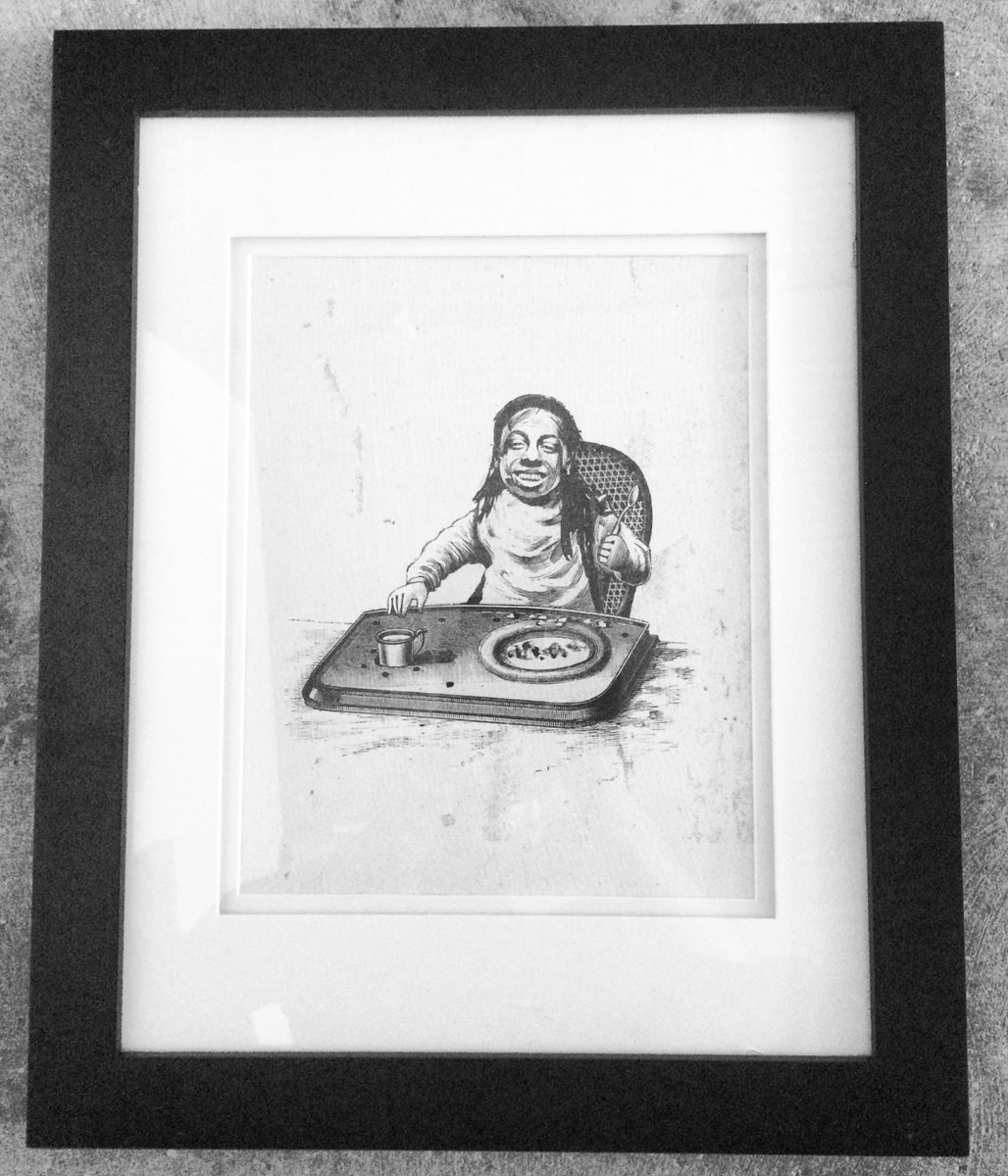 frostdesignus's tweet photo. #print #paper #illustration #graphicdesign #art #graphic #weezy #rapper #vintage #gallery #firstfridays #phoenix https://t.co/1oxBfDvhMF