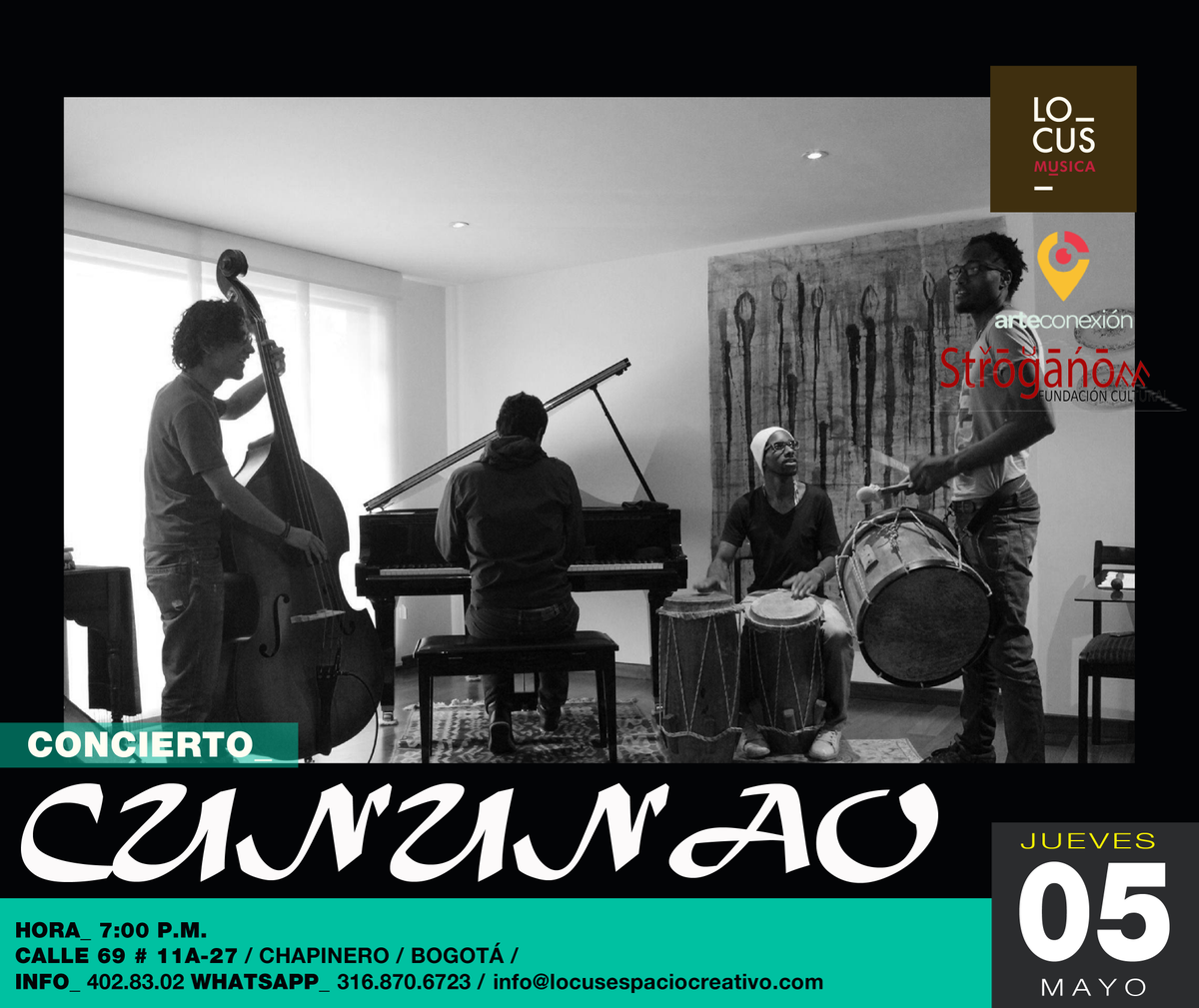 LOCUS_MAD's tweet photo. ¡SEGUIMOS CON PLANES INCREIBLES EN MAYO! #Cununao en Concierto el jueves 5 a las 7pm. #arteconexion https://t.co/iXmMmWKHlK