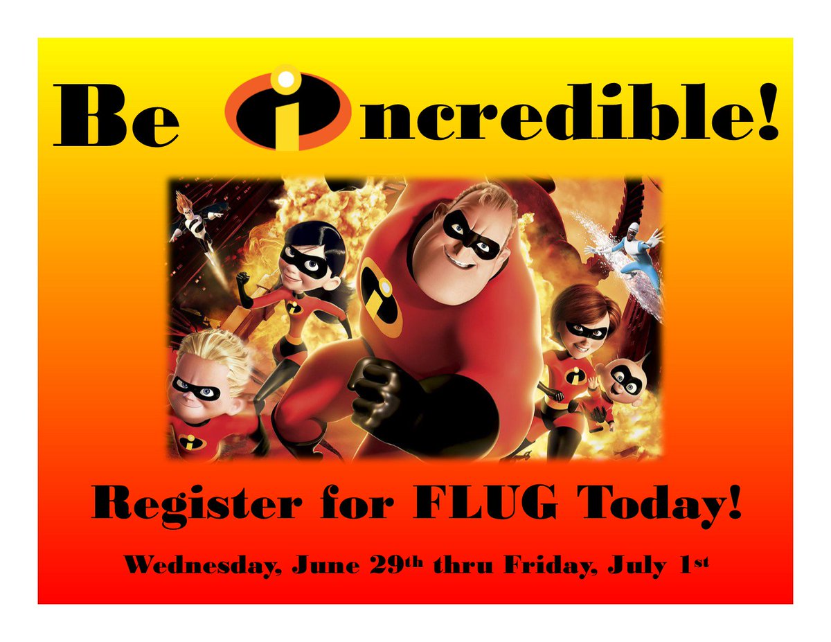flugsite's tweet photo. Make it an Incredible Monday and register for FLUG! https://t.co/rm6mD3YGMZ