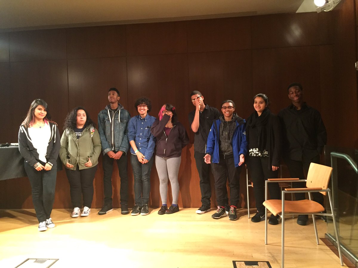 weareci's tweet photo. Winning teams from #cicodecamp present at @creativetechwk at @BkLibrary #CreativeTechWeek2016 https://t.co/aKKYzrPByB