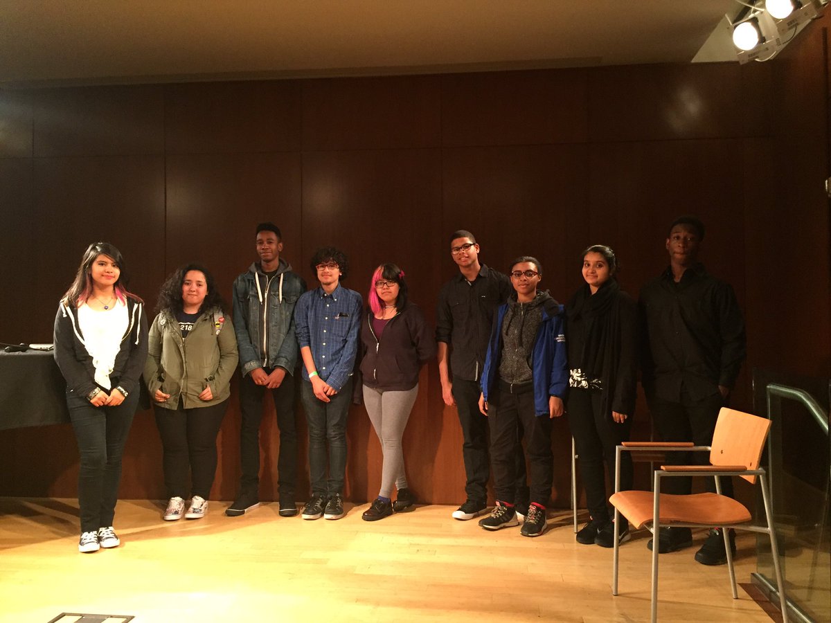 weareci's tweet photo. Winning teams from #cicodecamp present at @creativetechwk at @BkLibrary #CreativeTechWeek2016 https://t.co/aKKYzrPByB