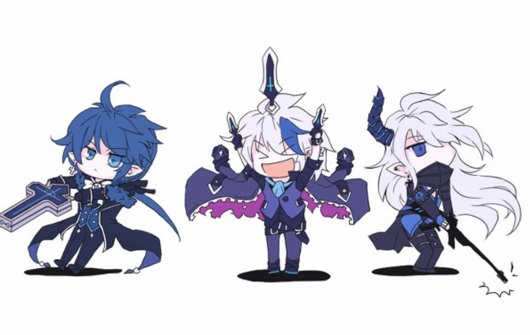 (( human chrom, half demon chrom, aaand full demon chrom :^) ))