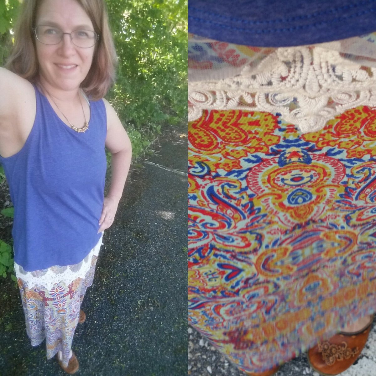 happynifer's tweet photo. #howiroe #lularoelove #paisley #maxiskirt #comfyworkclothes https://t.co/oLPVz3dhMo