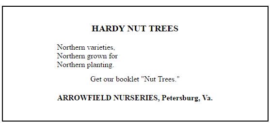 shellandseed's tweet image. ADVERTISEMENTS, 4th Annual Meeting, 1913