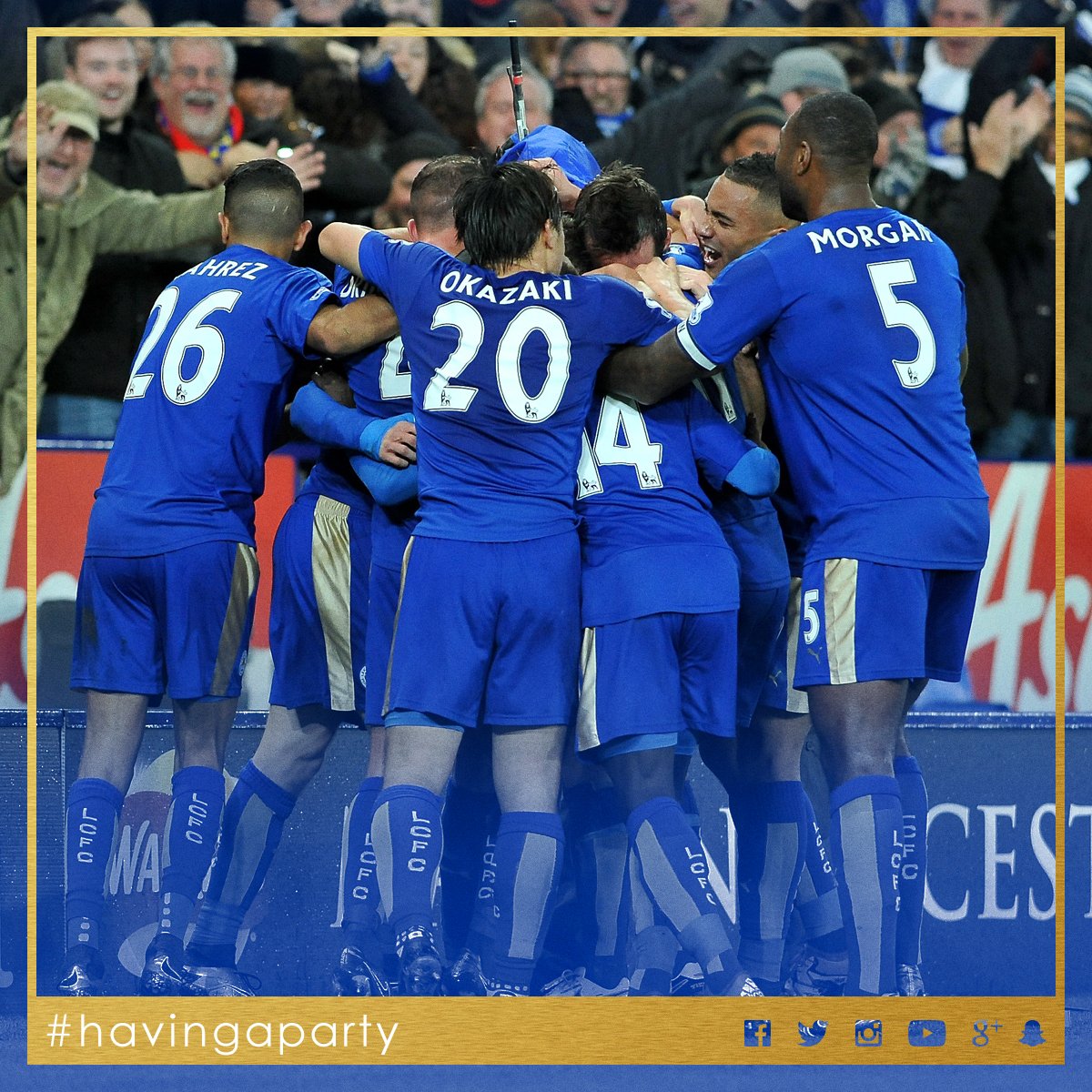 LCFC's tweet photo. "We're like brothers." 

The words of our title-winning captain, Wes Morgan.

https://t.co/S0cpm8ceoQ https://t.co/OOhibPAHUd