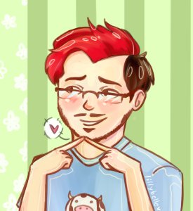 ItsLillyBuns's tweet photo. Drew this because even if I don't watch his videos, I still think @markiplier is cute.
HE CALLS HIMSELF MARKIMOO HAA https://t.co/csAGzWFjAE