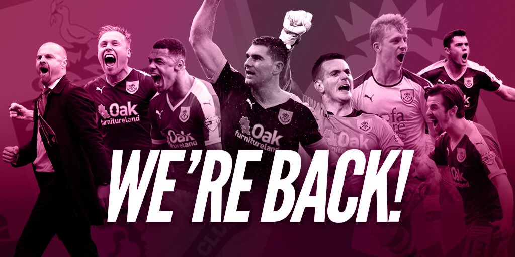 BurnleyOfficial's tweet photo. .@premierleague We're back. #ClaretsLIVE https://t.co/6FKjej6pGD