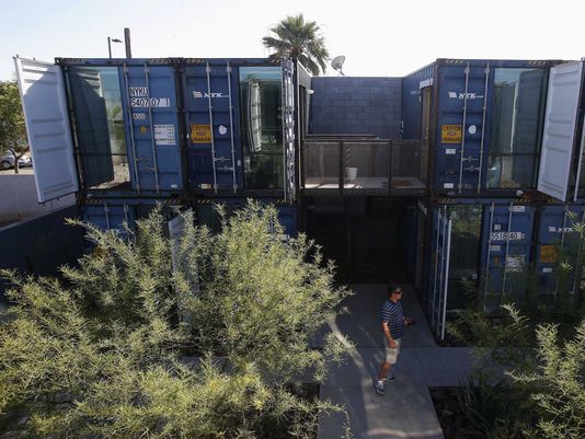 azcentral's tweet photo. Shipping containers offer welcome homes in Phoenix https://t.co/i93ZsXGhvC https://t.co/Hy83wa5NMZ