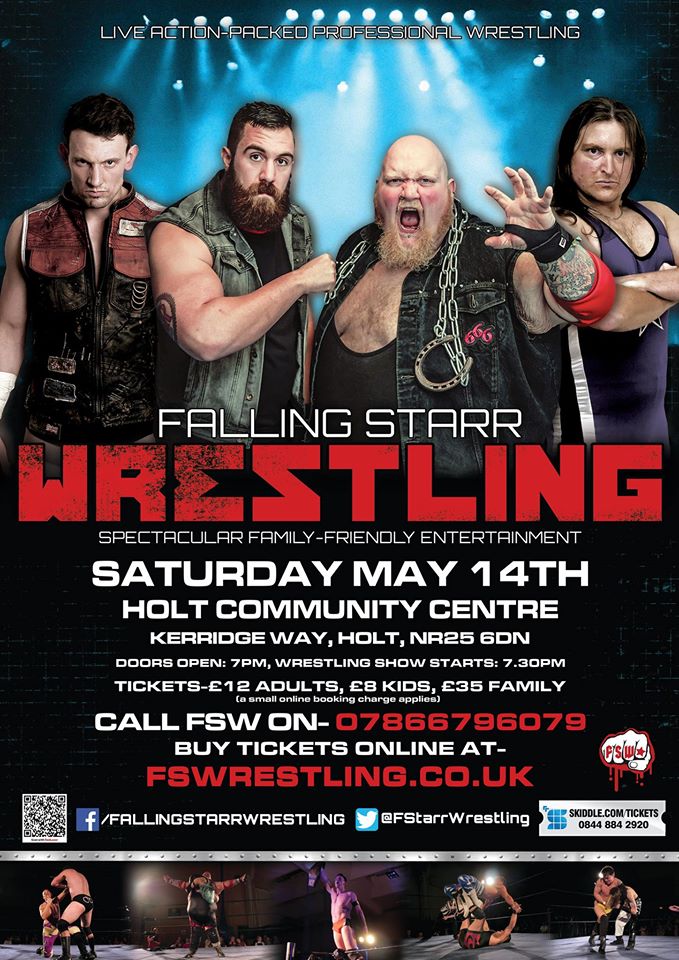 FStarrWrestling's tweet photo. It's less than 2 weeks until we return to @holtcommunity!! We have an awesome line up!!  https://t.co/x0MPurHzZh https://t.co/oCaL5htChl