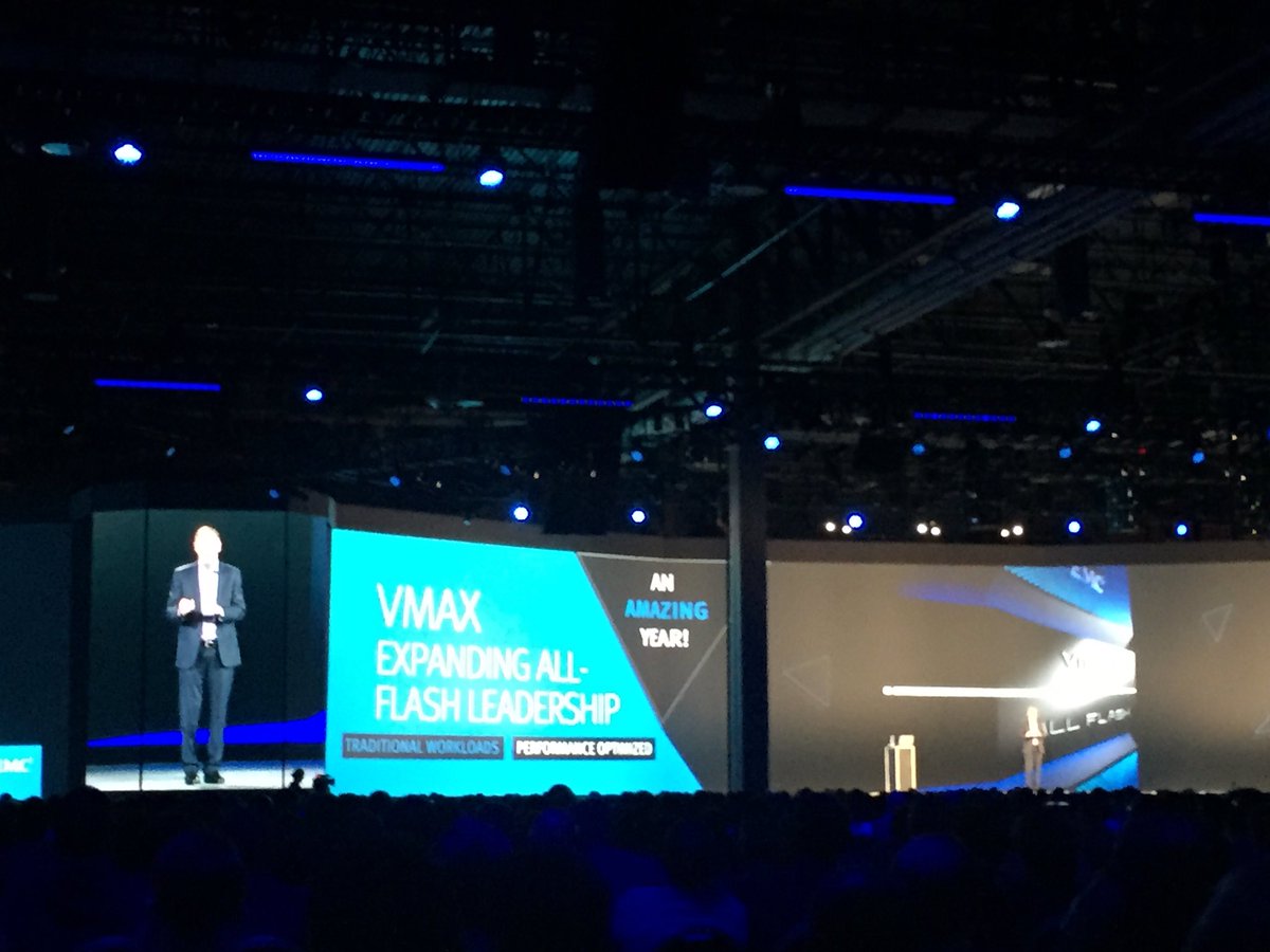 derya_isler's tweet photo. It's going to be an all flash year! All new , re-engineered VMAX All Flash #emcworld2016 #VMAXALLFLASH https://t.co/6GnHeNG1Wc
