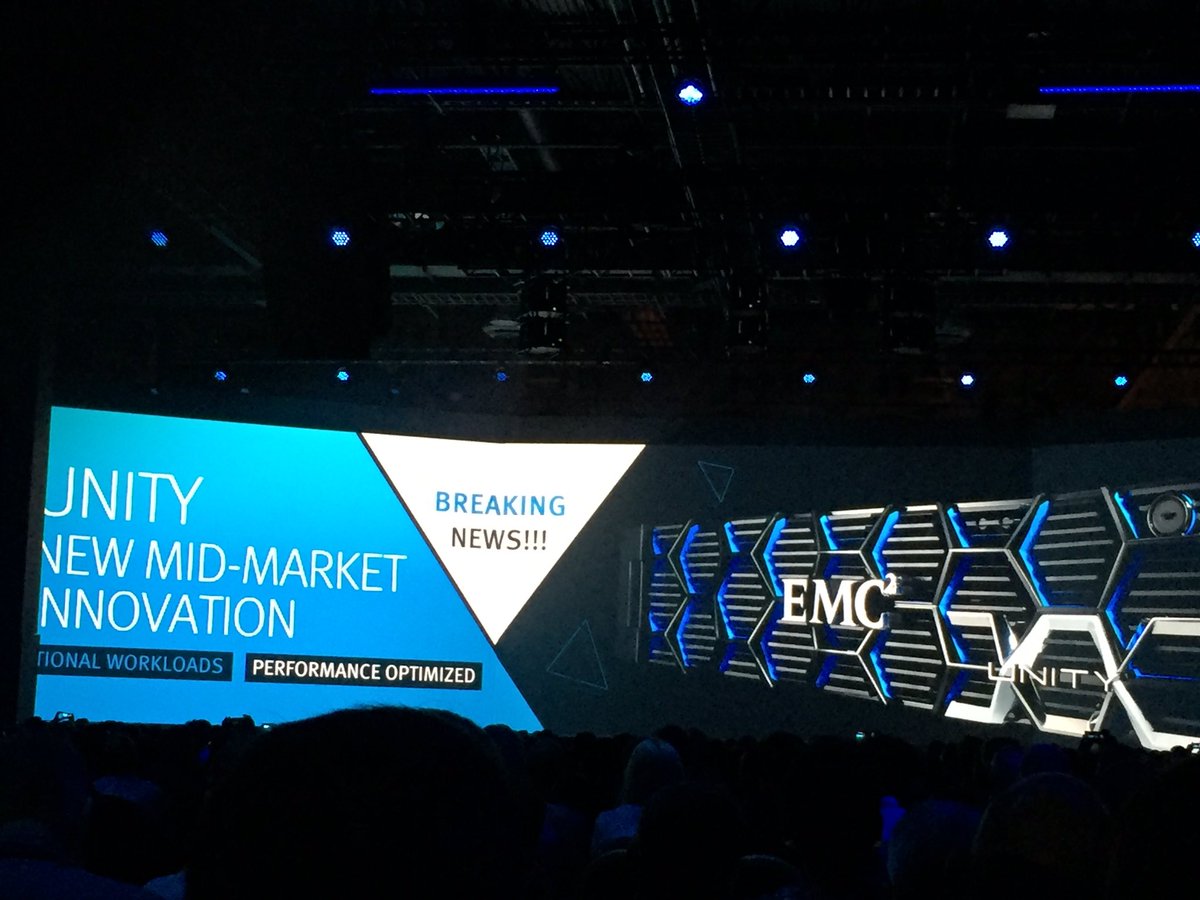 sroberts18's tweet photo. Announcing the newest addition to the all-flash family #EMCWORLD https://t.co/nFyAqIJkLA