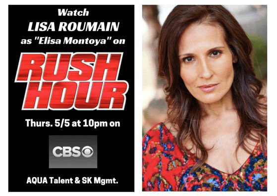 Lisa Roumain On Twitter So Thrilled To Be On Rushhourcbs This Thurs