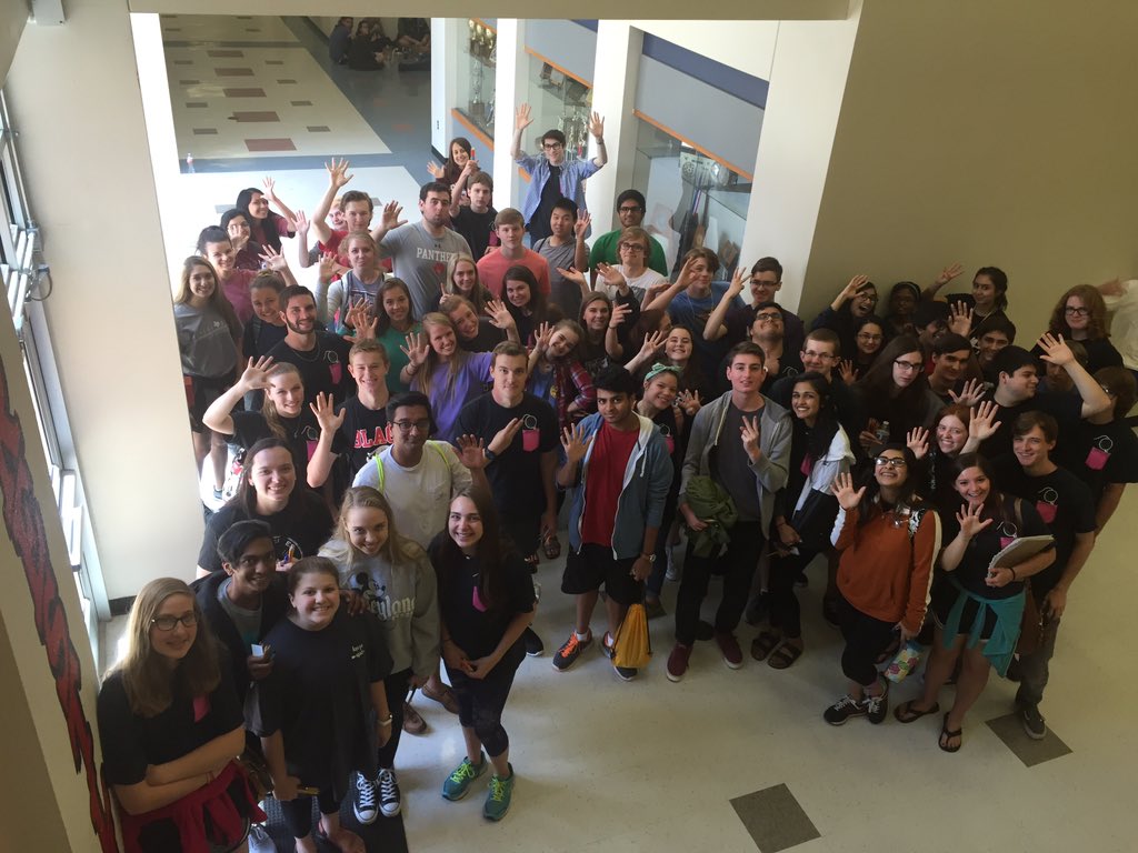 jillcompher's tweet photo. Check out this group at 74 strong! I love my job! #APsyched #chpantherpride #testday #ready https://t.co/BMDZ9qzu3l