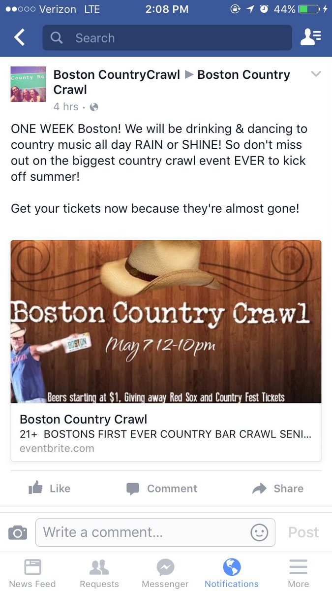 BOSTON COUNTRY CRAWL tweet media