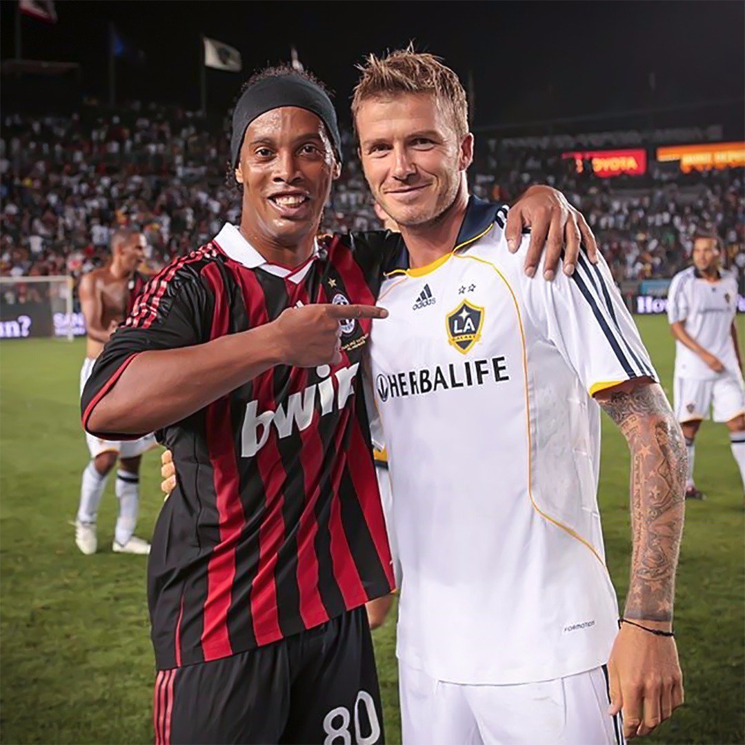 David Beckham Vs Ronaldinho 