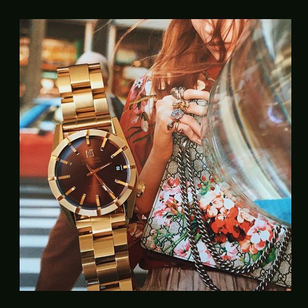 MARCHLAB's tweet image. Beautiful picture of our AM59 Bracken by @theblab 🍸#am59 #bracken #steel #gold #electric #sunraydial #hot #musthave…