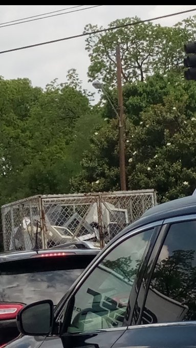 I am out and about today and saw this truck full of old monitors so I took a picture to share. https://t<a href="/tag/np"class="tags"><span>#np</span></a>