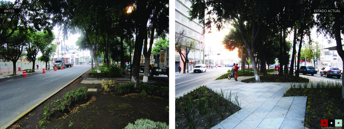 TallerECentral's tweet photo. Rehabilitación de Av. Obrero Mundial. Ganando terreno en la recuperación de #espaciopúblico para #peatones en #CDMX https://t.co/7QTrz6tjOX
