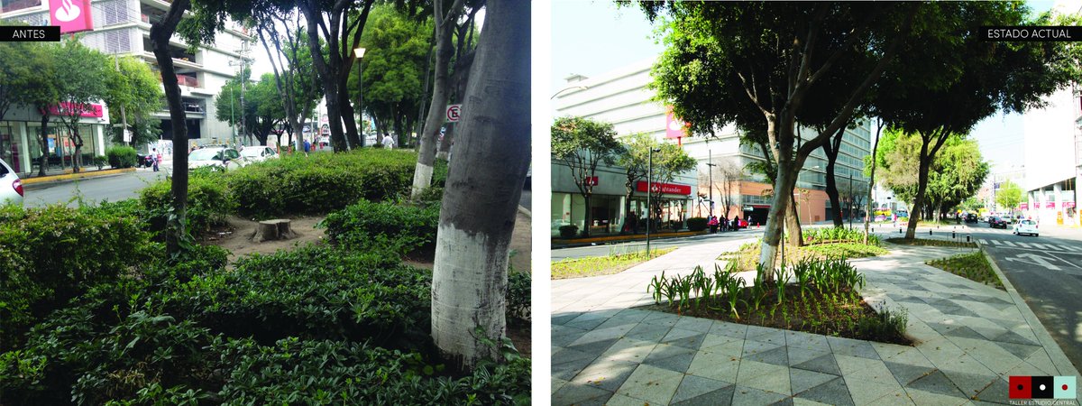 TallerECentral's tweet photo. Rehabilitación de Av. Obrero Mundial. Ganando terreno en la recuperación de #espaciopúblico para #peatones en #CDMX https://t.co/7QTrz6tjOX