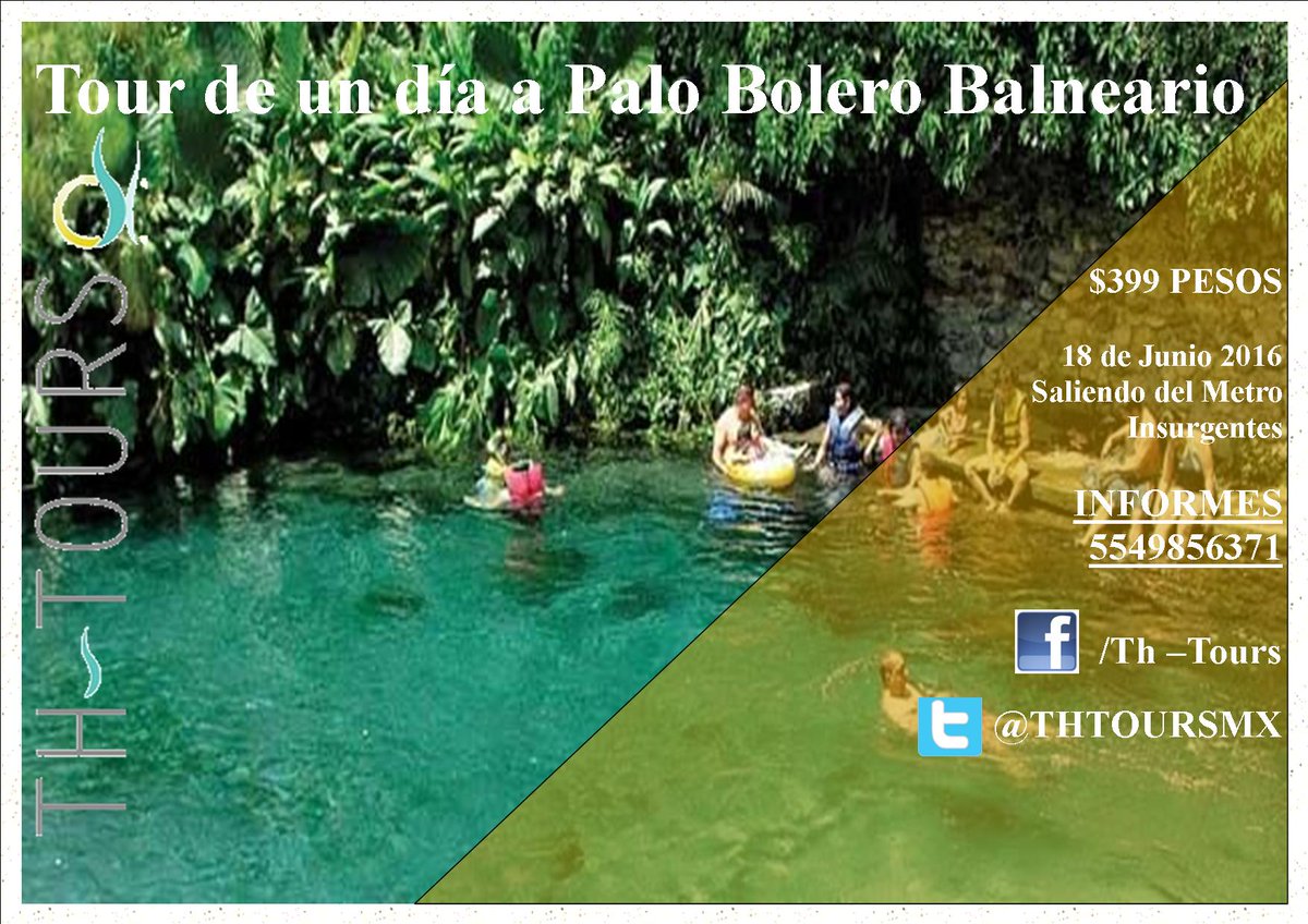 THTOURSMX's tweet photo. #PuedenPasarHorasYYo solo pienso en ir a refrescarme a PALO BOLERO #Tours #viajabarato #morelos #viaje #exursion https://t.co/AlXYkQnCLa