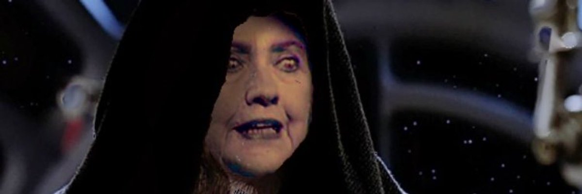 OMEGANON's tweet photo. #HillarySoQualified to smoke Alderaan
https://t.co/LU3W6oxS26
#FullyOperationalDeathStar #TheEmperor #FeelTheBern https://t.co/1svFTPPmVy