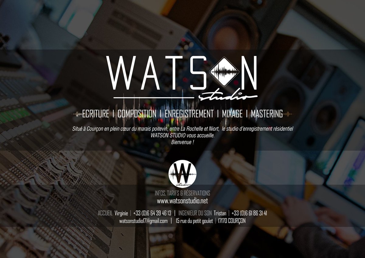 Watsonstudio1's tweet photo. @Watsonstudio1 STUDIO un petit coin de paradis #studio #enregistrement #écriture #composition #Mastering https://t.co/2iyJ0r1rNY
