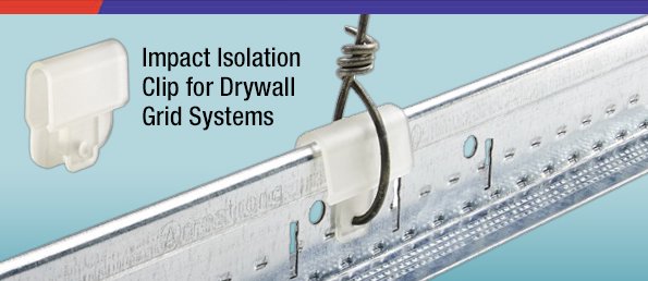 ArmstrongCIS's tweet photo. Control sound between #drywall ceiling spaces &amp; eliminate costly isolation hangers https://t.co/fLmsee1uiw https://t.co/DVlVEJWG11
