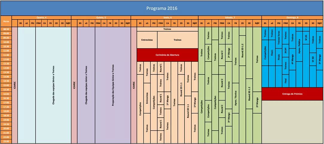 robotica2016's tweet photo. Programa geral @robotica2016 https://t.co/enuaF5eLq6