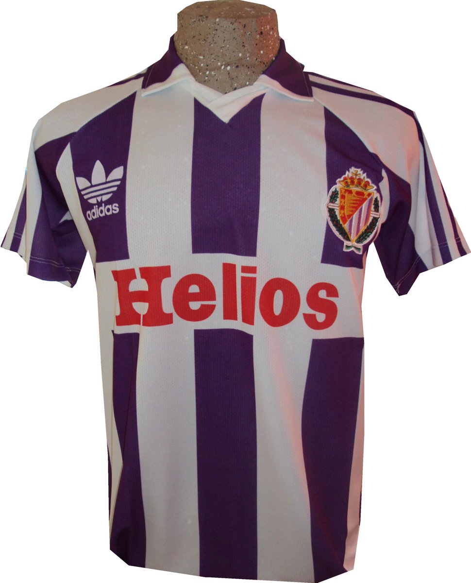 FutbolRetroCami's tweet photo. Camisetas de nuevo en stock; Real Zaragoza 1986, Real Valladolid, Real Murcia y Espanyol. ¡Pide la tuya! https://t.co/WMDqaee5KD
