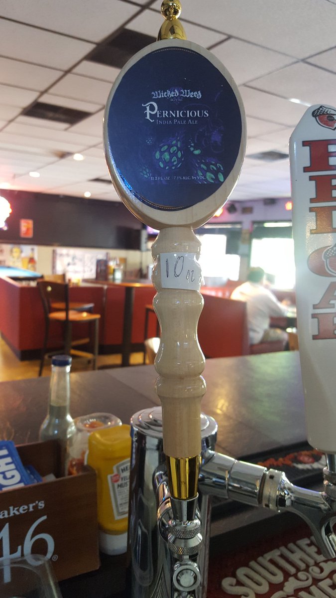trainbarcary's tweet photo. @wickedweedbeer on tap! https://t.co/F6lFfKusMG