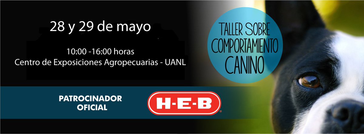 uanl_ceag's tweet photo. Inscripciones abiertas. 28 y 29 de mayo. Solo faltas tú. @ManadaK9AC y @HEB_mexico invitan. https://t.co/4FfZ5qhgSH
