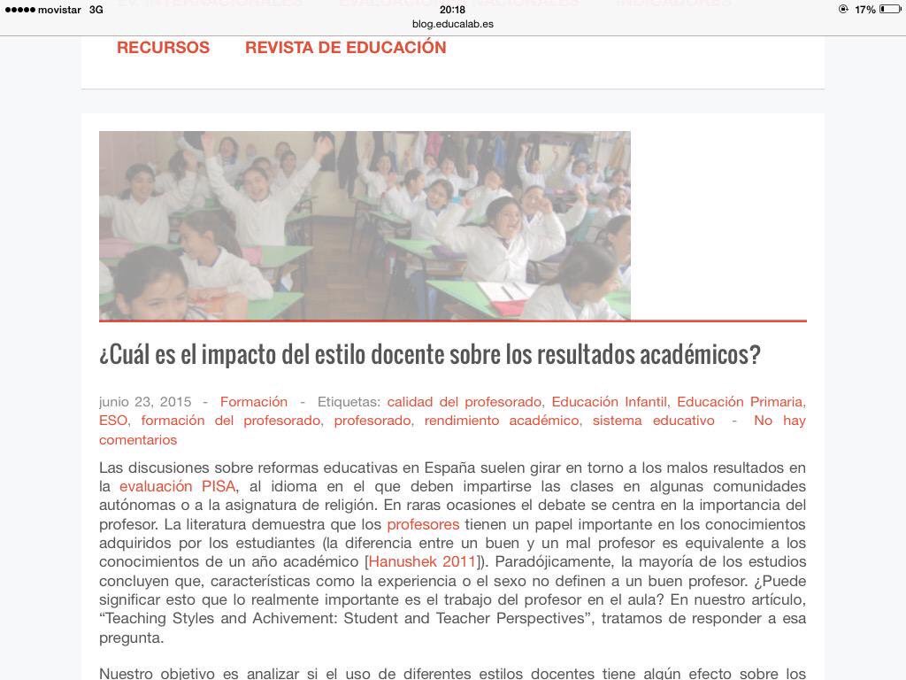 innovacion_edu's tweet photo. Tener buenos profesores mejora la competencia el equivalente a un año mas de aprendizaje https://t.co/PjwBPHLZz1 https://t.co/x08IAz2z07