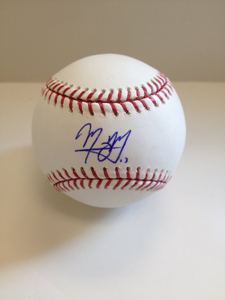 Orioles's tweet photo. RETWEET to celebrate Machado's AL Player of the Month honor &amp; for a chance to win this signed baseball! #VoteManny https://t.co/7Xq85a6oU3